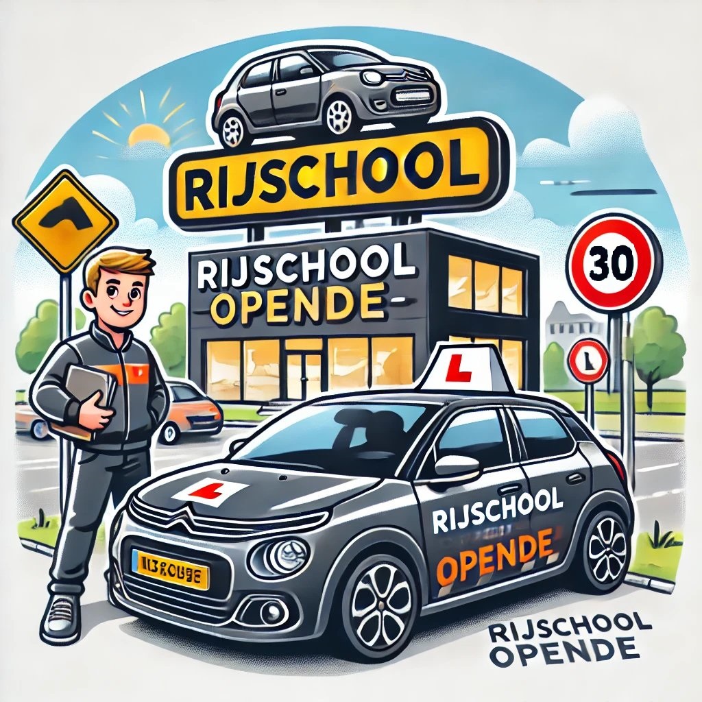 Rijschool Opende - oud logo
